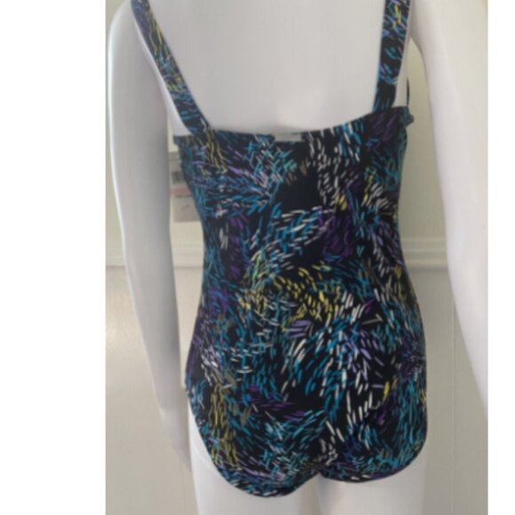 **Calvin Klein** Swimwear Colorful Print One-Piece Swimsuit 8 NWT - Picture 3 of 7